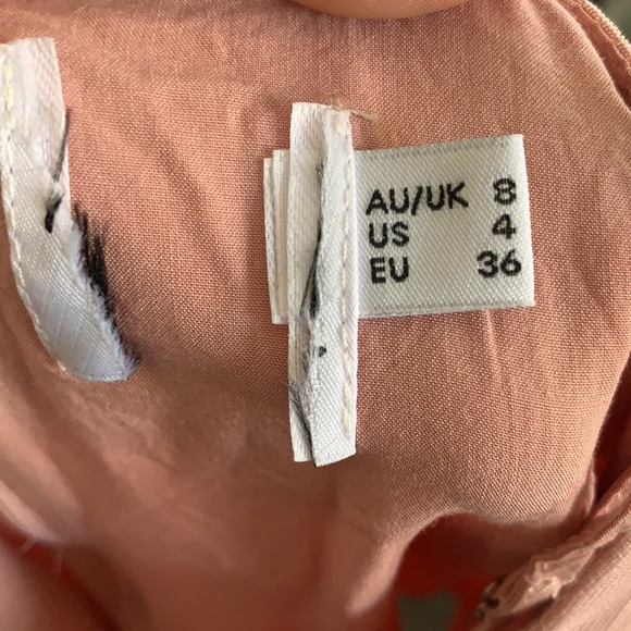 Princess Polly Mauve Pink Moline Fringe Ruffle Mini Tank Dress - Picture 12 of 13